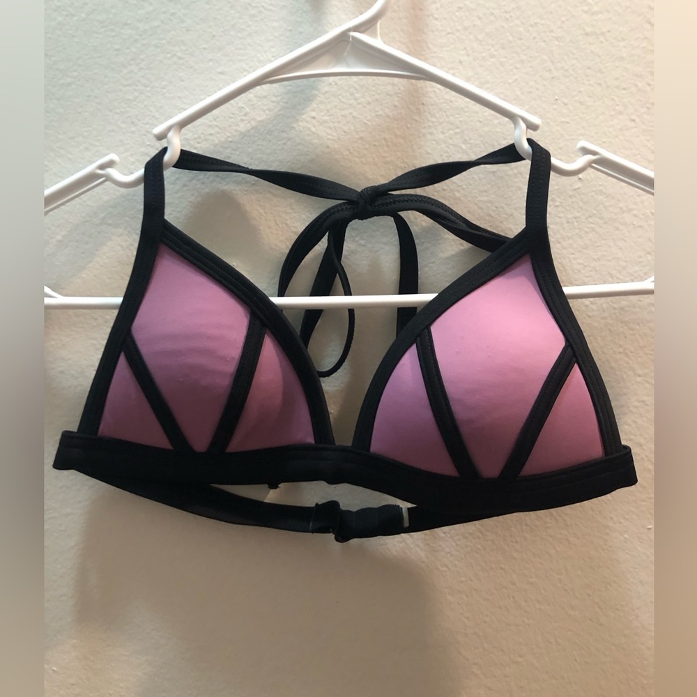 Purple Push-up Bathing Suit Bikini Top